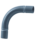 Dyka Elektro bocht slagvast-pvc 16 mm 5/8" grijs
