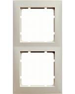 Berker S.1 afdekraam 2-voudig creme