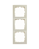 Berker S.1 afdekraam 3-voudig creme