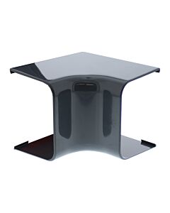 Canalit Airco binnenbocht 125 x 75 mm antracietgrijs