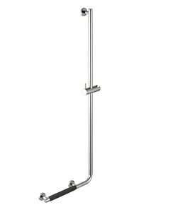 Geesa Comfort & Safety douchestang met wandbeugel rechts inclusief antislip handvat