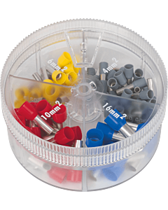 Conex assortiment geis.adereindhuls enkel 4-16 DIN 100 stuks
