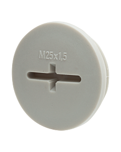 Wiska afdichtingsdop M25 x 1.5 mm grijs