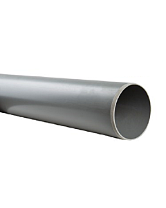 Omniplast afvoerbuis pvc 3-laags Ø 110 mm grijs lengte 2 m