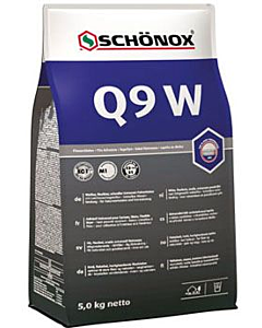 Schönox Q9W poederlijm snel afbindend zak 5 kg wit