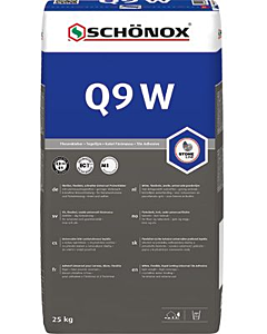 Schönox Q9W snel afbindend zak 25 kg wit