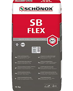 Schönox SB Flex slibbare voegmortel grijs zak 15 kg