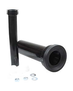 De Beer wand-wc afvoerset Ø 90 x 350 mm