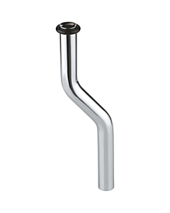 Grohe urinoirspoelpijp Ø 18 x 200 mm sprong 40 mm chr.