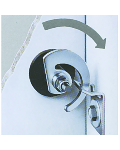 Geberit vloerbevestiging voor staande wc/bidet