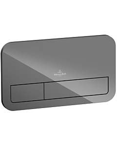 V&B ViConnect bedieningsplaat M200 glas glimmend grijs