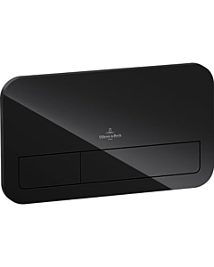 V&B ViConnect bedieningsplaat L200 glas glimmend zwart