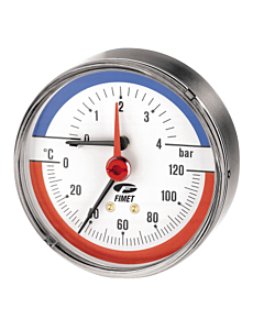 Manometer 63 mm 120 C 4Bar