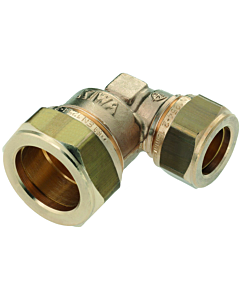 Bonfix kniekoppeling 15 x 10 mm knel 2 stuks