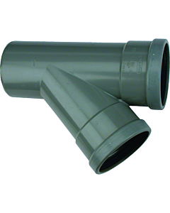 Wafix PVC T-stuk 45° 200 mm 2mof/spie