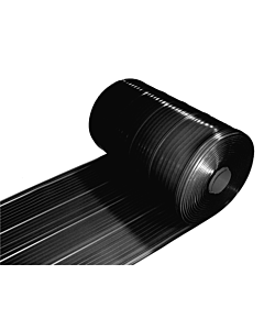 Kilgoot 46 cm zacht pvc rol 10 m zwart