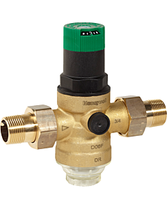 Honeywell reduceertoestel 1" zonder kopp. 1.5 - 6 bar max. 40°