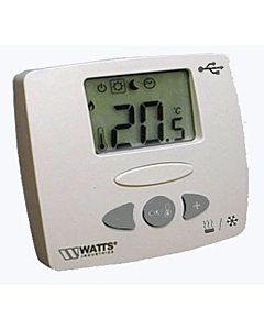 Watts verw./koelen bedr. thermostaat Basic LCD H/C Master BUS