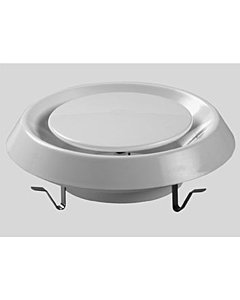 Ubbink ventilatierooster met regelb. afzuigventiel Ø 100-125 mm wit