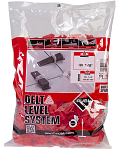 Rubi Delta Level Systeem clip 3.0 mm  6-15 mm 400 stuks