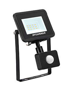 Sylvania Start Flood Flat LED-bouwlamp 1000 lm 840 IP54 PIR zwart