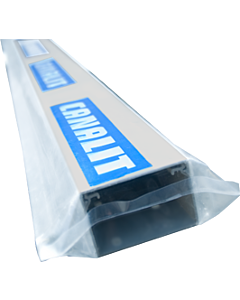 Canalit kabelkanaal verpakt grijs 25 x 25 mm lengte 2 m