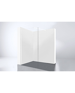 Best Design Dalis inloopdouche White  500 Nano-glas 8mm mat wit