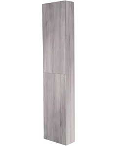 Best-Design Blanco hoge kolomkast 35 x 180 cm L/R grijs-eiken