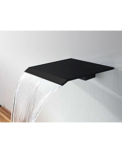 Best-Design Dule waterval-muuruitloop Nero douche/bad mat zwart