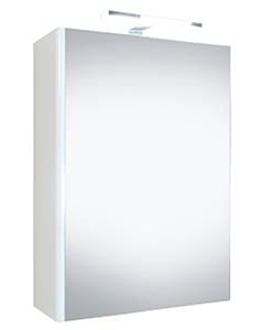 Best-Design Happy spiegelkast met verlichting mdf  50x60 cm wit
