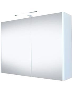 Best-Design Happy spiegelkast met verlichting mdf  80x60 cm wit