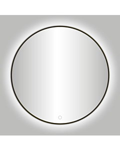 Best-Design Moya spiegel met LED Ø 100 cm gunmetal