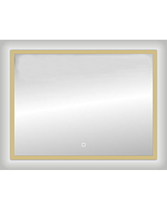 Best-Design Nancy spiegel met LED Isola B100 x H80 cm mat goud
