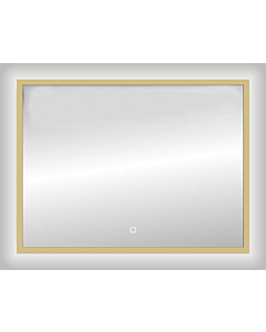 Best-Design Nancy spiegel met LED Isola B120 x H80 cm mat goud