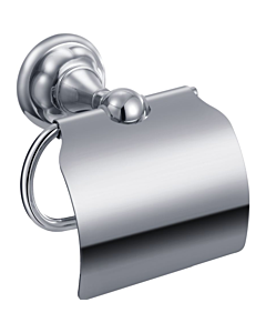 Best-Design Liberty toiletrolhouder met klep chroom