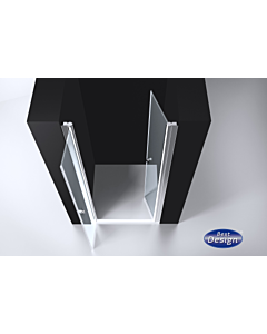 Best-Design Erico pendeldeur+profiel 86-89 cm H200 Nano-glas 6 mm