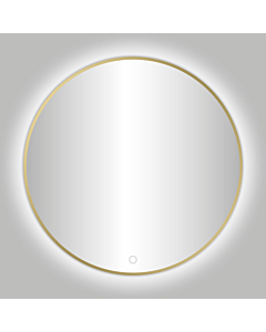 Best-Design Nancy spiegel met LED Ø 60 cm mat goud
