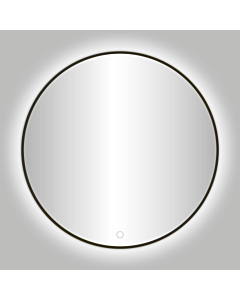 Best-Design Moya spiegel met LED  Ø 60 cm gunmetal