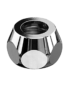 Schell klemschroefkoppeling 1/2" x 10 mm chroom