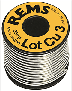 REMS zachtsoldeer Cu3 rol 250 gram