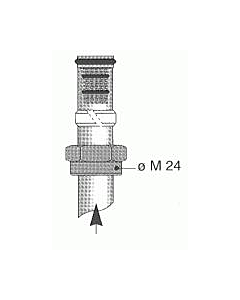 Jaga klemkoppeling vpe/alu-buis M24x16/2 t.b.v. proventiel