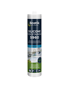 Bostik S960 Silicone Non Staining sanitairkit 310 ml transparant