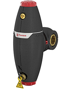 Flamco XStream Vent-Clean lucht-vuilafscheider DN32 G 1.1/4" F