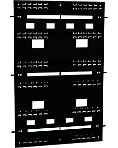 Mepac universele montageplaat met bijbehorende koppelstukken