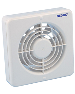 Nedco badkamer-/keukenventilator CR 150 AT zelfsluitend+timer