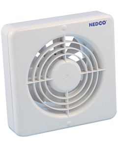 Nedco badkamer-/keukenventilator CR 150 VT met timer+sensor